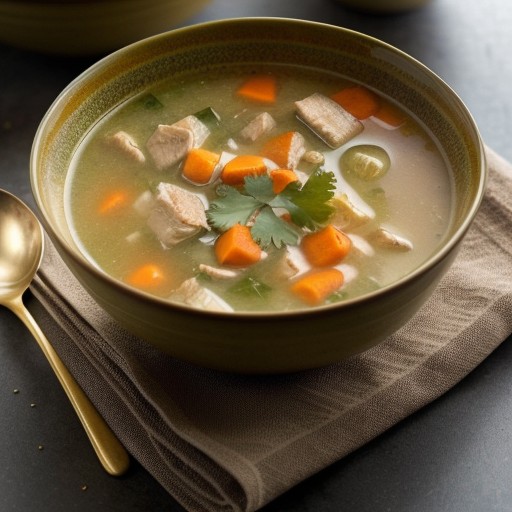 Sauteed Chicken Soup recipe image