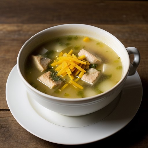 Sauteed Chicken Soup recipe image