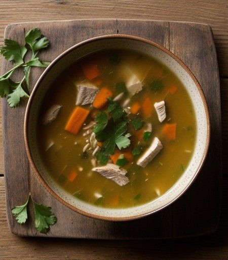 Sauteed Chicken Soup recipe image