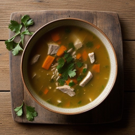 Sauteed Chicken Soup recipe image