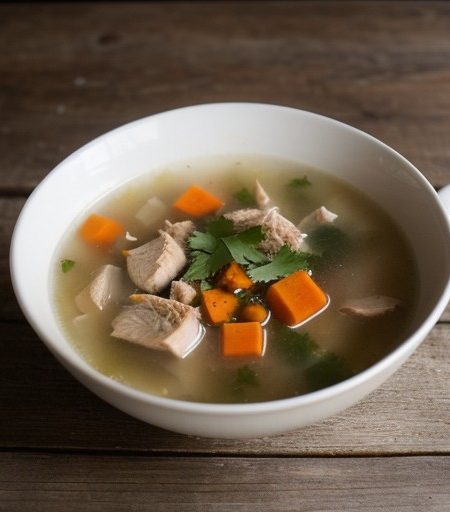 Sauteed Chicken Soup recipe image