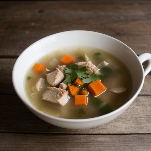 Sauteed Chicken Soup recipe image