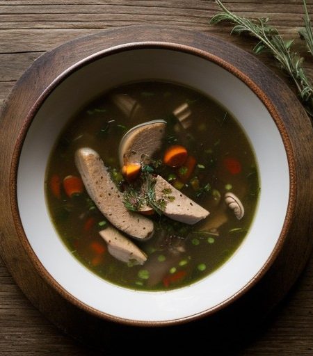 Sauteed Chicken Soup recipe image