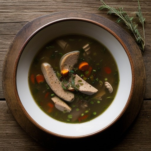 Sauteed Chicken Soup recipe image
