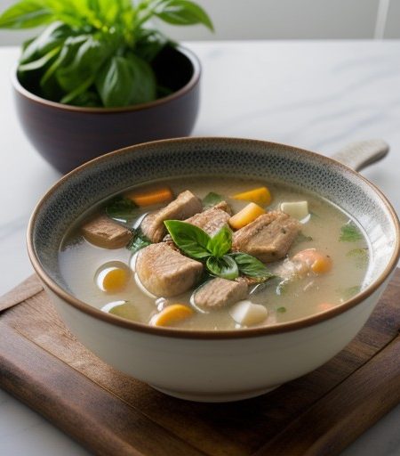 Sauteed Chicken Soup recipe image