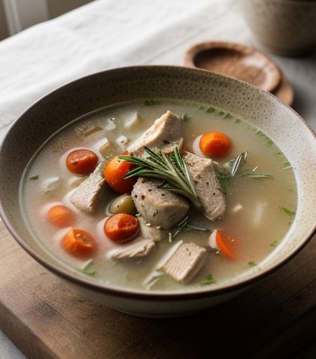 Sauteed Chicken Soup recipe image