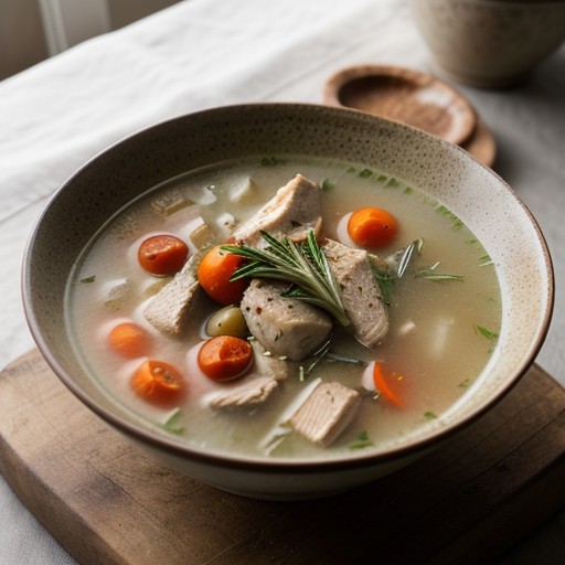 Sauteed Chicken Soup recipe image