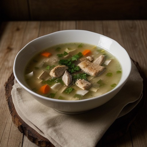 Sauteed Chicken Soup recipe image
