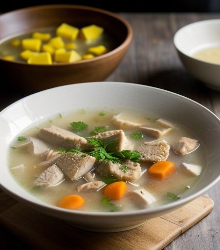 Sauteed Chicken Soup recipe image