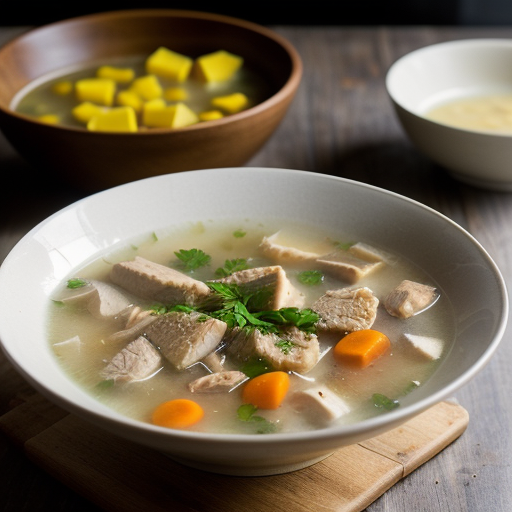 Sauteed Chicken Soup recipe image