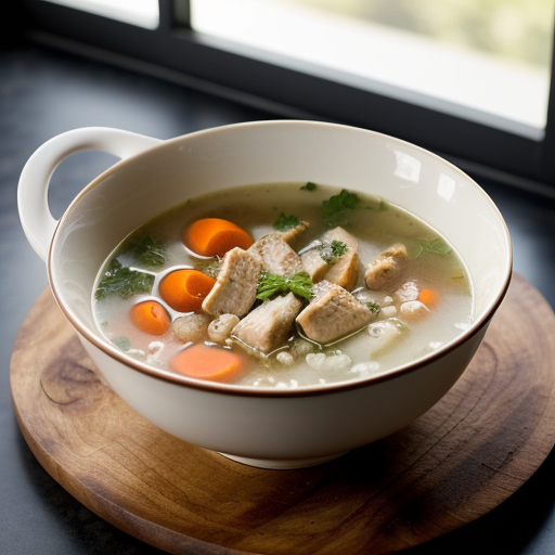 Sauteed Chicken Soup recipe image