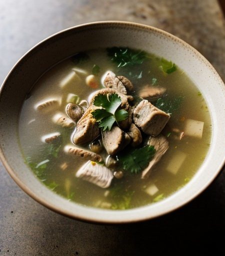 Sauteed Chicken Soup recipe image