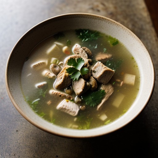 Sauteed Chicken Soup recipe image