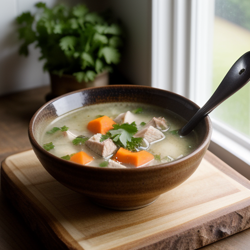 Sauteed Chicken Soup recipe image