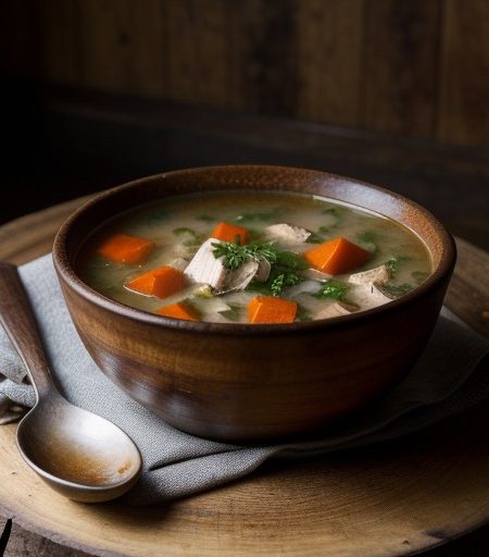 Sauteed Chicken Soup recipe image
