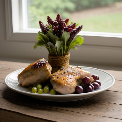 Sauteed Chicken and Grapes recipe image