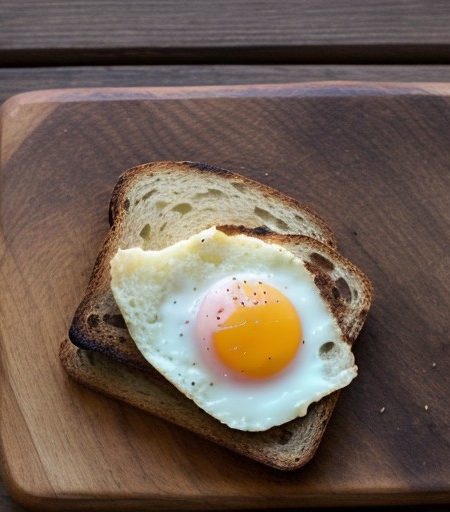 Sauteed Egg Bread recipe image