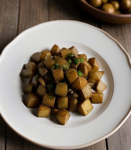 Sauteed Garlic Potatoes recipe image