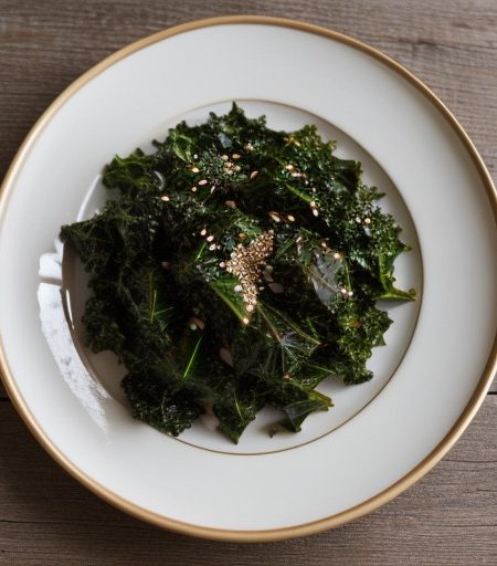 Sauteed Kale With Sesame Seeds - Bon Appetit recipe image