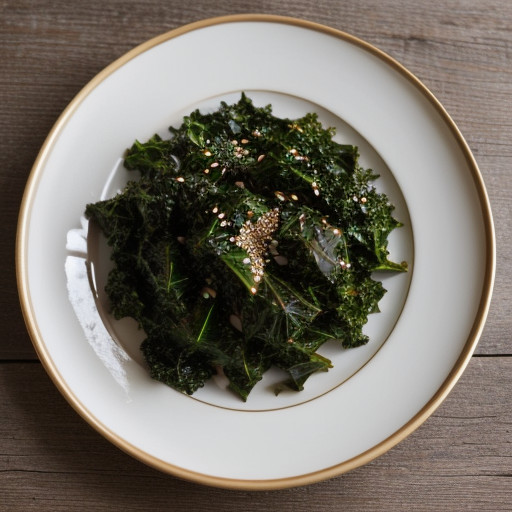 Sauteed Kale With Sesame Seeds - Bon Appetit recipe image