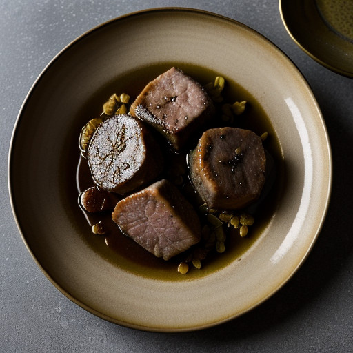 Sauteed Medallions of Pork With Prunes recipe image