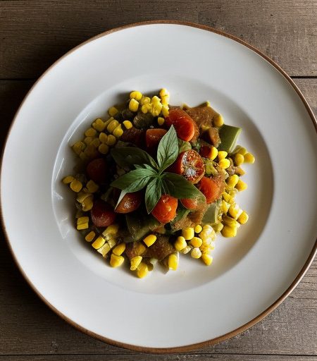 Sauteed Okra Tomatoes & Corn recipe image
