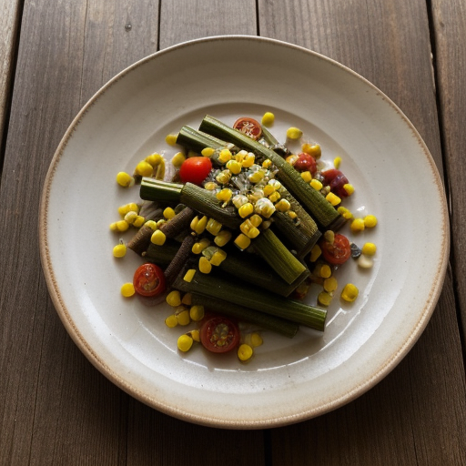 Sauteed Okra, Tomatoes and Corn recipe image