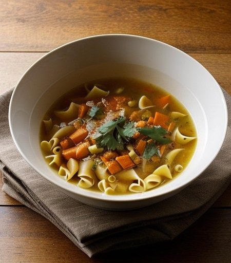 Sauteed Pasta Soup recipe image