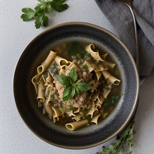 Sauteed Pasta Soup recipe image