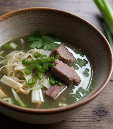 Sauteed Pork Soup recipe image