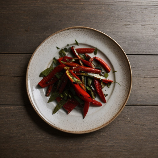 Sauteed Red Peppers recipe image