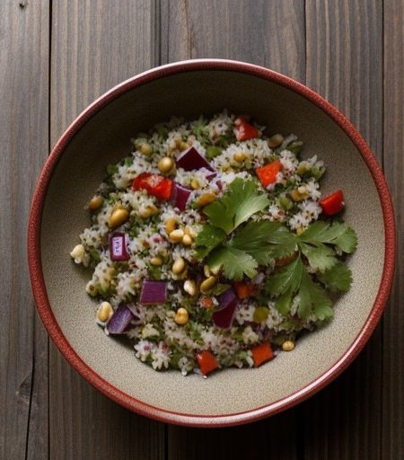 Sauteed Rice Salad recipe image