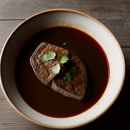 Sauteed Shell Steak With Vinegar Sauce recipe image