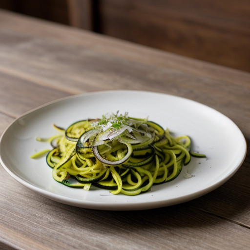 Sauteed Shredded Zucchini With Browned Onions recipe image