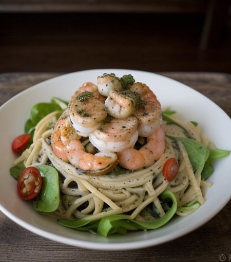 Sauteed Shrimp Salad recipe image