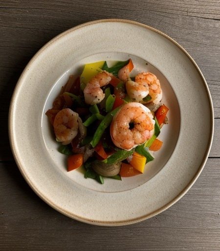 Sauteed Shrimp With Peppers recipe image