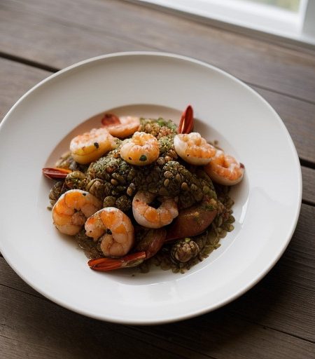 Sauteed Shrimps With Tomatoes and Pernod recipe image