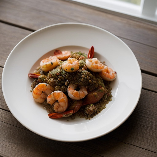 Sauteed Shrimps With Tomatoes and Pernod recipe image