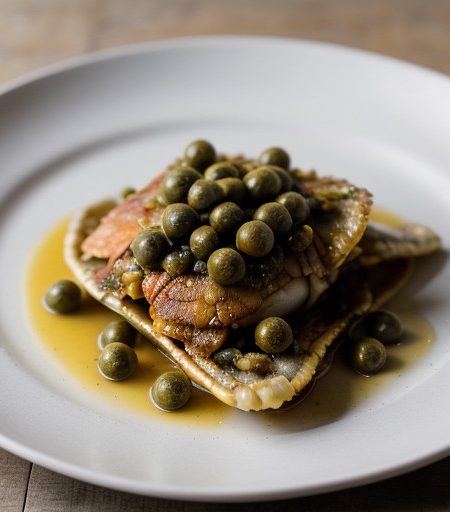 Sauteed Soft Shell Crabs With Capers and Lemon recipe image