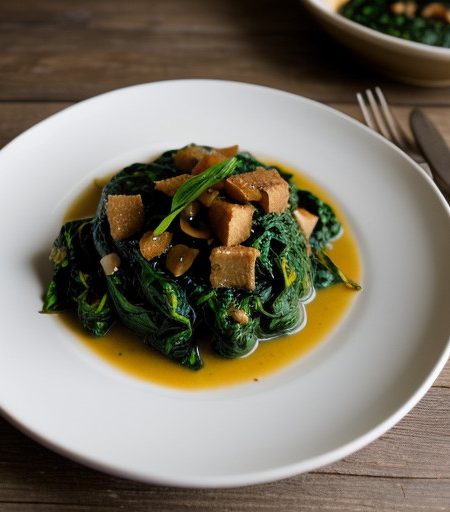 Sauteed Spinach Aloha recipe image