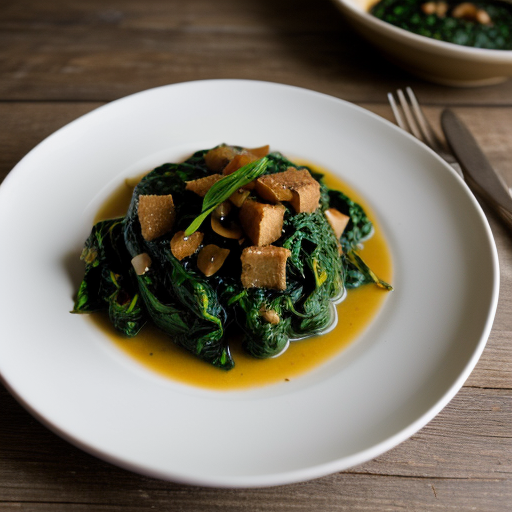 Sauteed Spinach Aloha recipe image