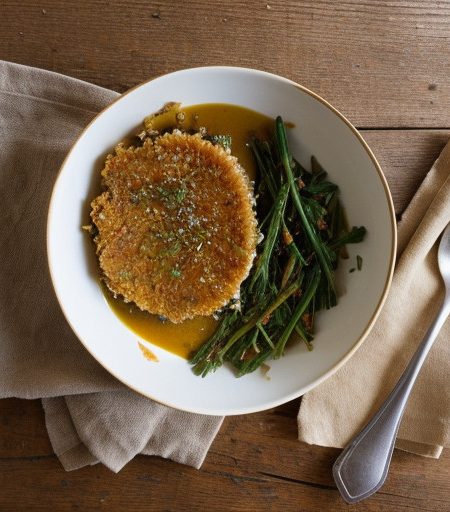 Sauteed Tempeh With Lemon-Mustard Sauce recipe image