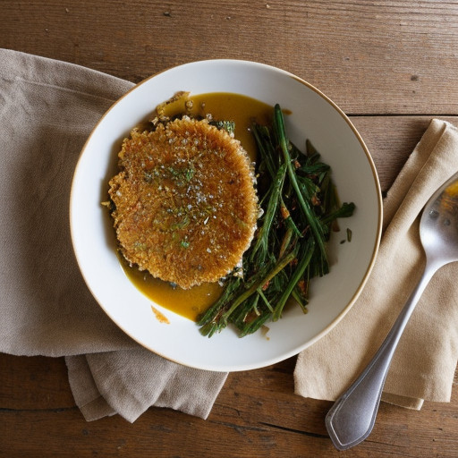 Sauteed Tempeh With Lemon-Mustard Sauce recipe image