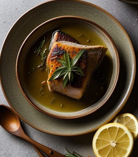 Sauteed Turkey With Citrus Currant Sauce recipe image
