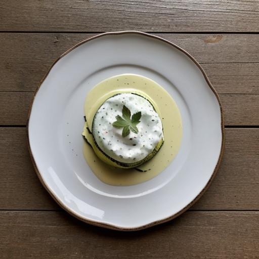 Sauteed Zucchini With Yogurt & Herbs recipe image
