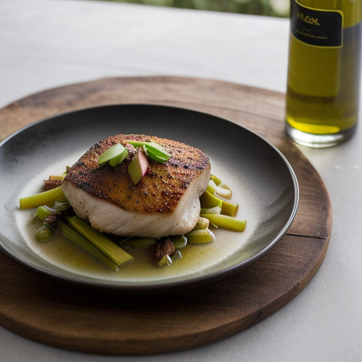 Saut of Chicken With Apples & Leeks recipe image