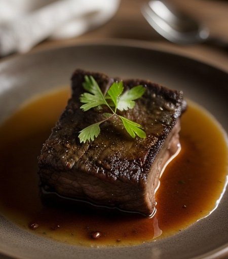 Savory Braised Short Ribs recipe image