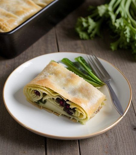Savory Cabbage Strudel recipe image