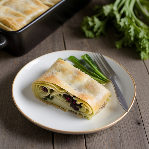 Savory Cabbage Strudel recipe image