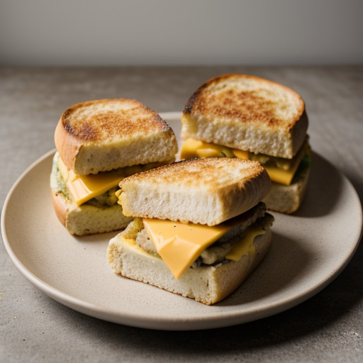 Savory Cheddar Sandwiches recipe image